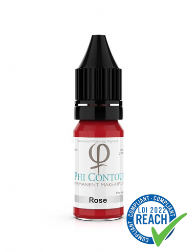 Pigment Rose - PhiContour maquillage permanent lèvres eyeliner candylips loi REACH 2022